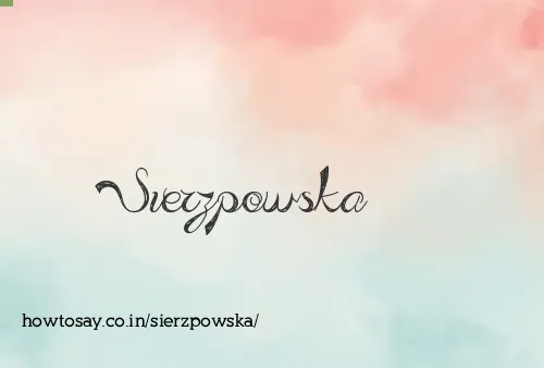 Sierzpowska