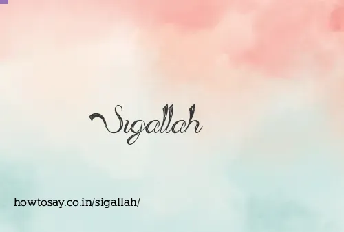 Sigallah