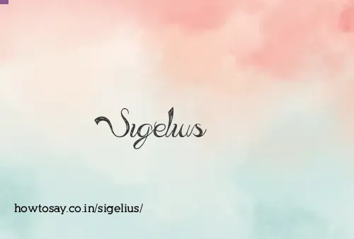 Sigelius
