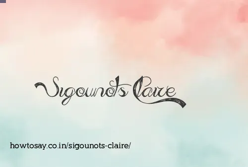 Sigounots Claire