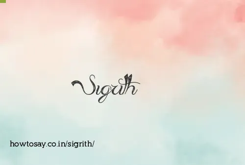 Sigrith