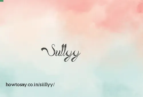 Siillyy