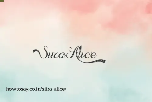 Siira Alice