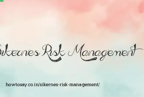 Sikernes Risk Management