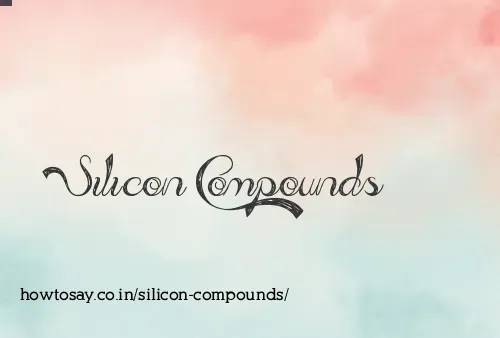 Silicon Compounds