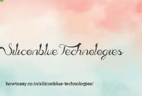 Siliconblue Technologies