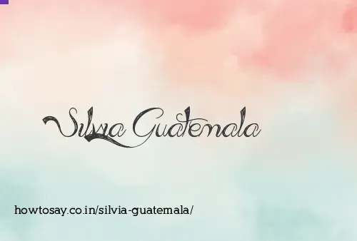 Silvia Guatemala