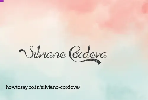 Silviano Cordova