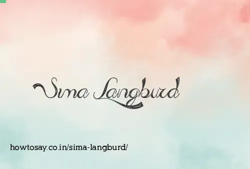 Sima Langburd