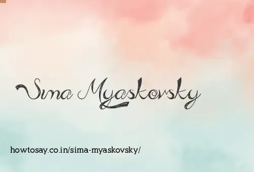 Sima Myaskovsky