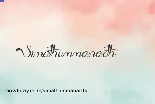Simathummanarth