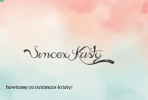 Simcox Kristy