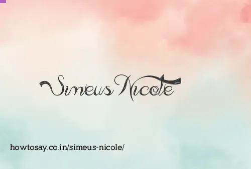 Simeus Nicole