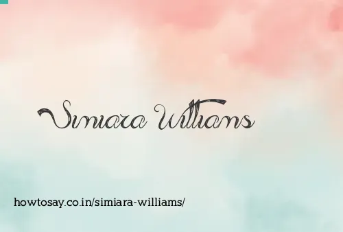 Simiara Williams