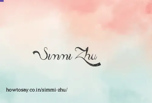 Simmi Zhu