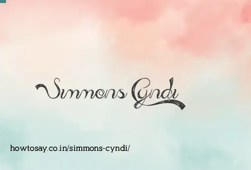 Simmons Cyndi