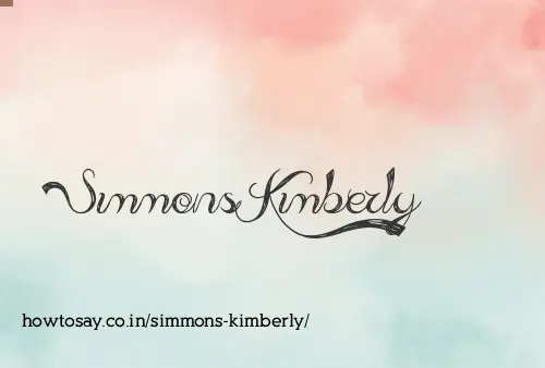 Simmons Kimberly