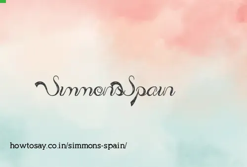 Simmons Spain