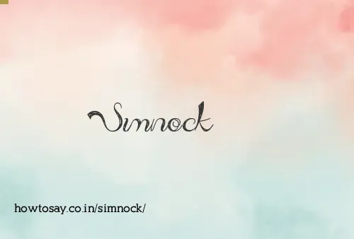 Simnock