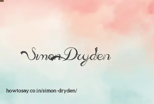 Simon Dryden