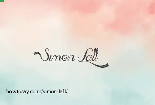 Simon Lall