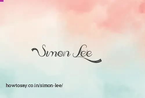 Simon Lee