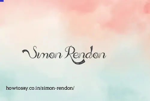 Simon Rendon