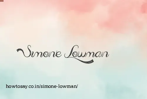 Simone Lowman