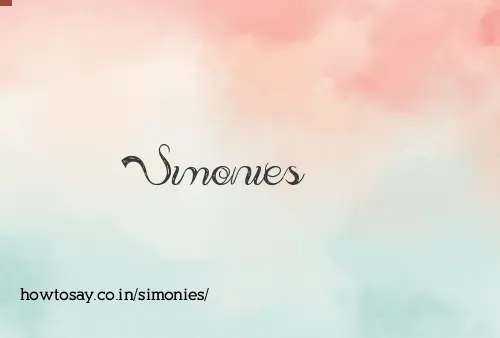 Simonies