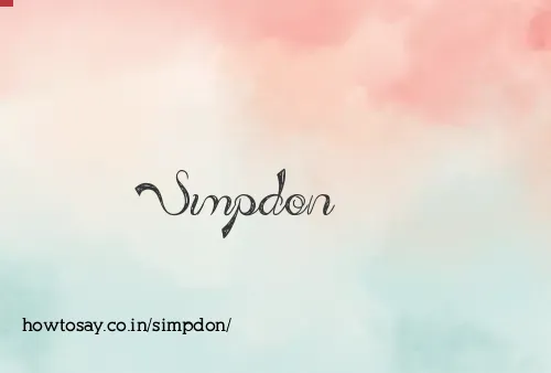 Simpdon