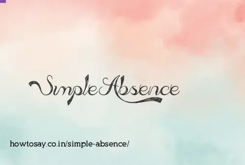 Simple Absence