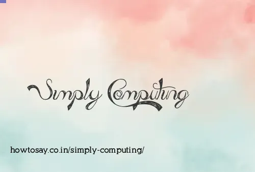 Simply Computing