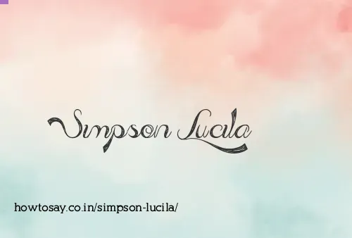 Simpson Lucila