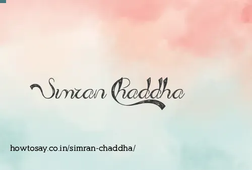 Simran Chaddha