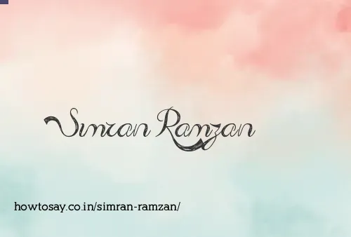 Simran Ramzan