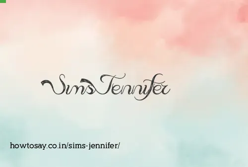 Sims Jennifer