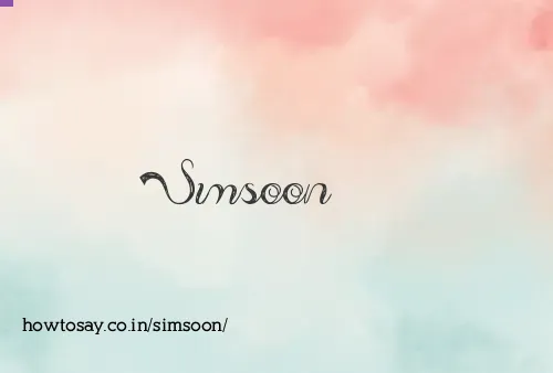 Simsoon