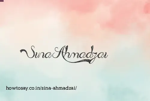 Sina Ahmadzai