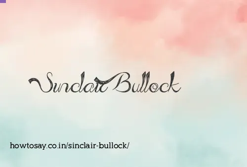 Sinclair Bullock