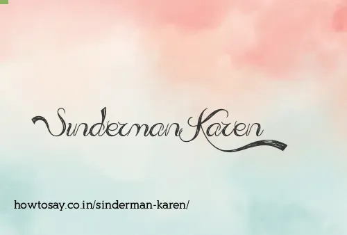 Sinderman Karen