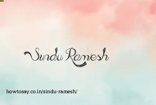 Sindu Ramesh