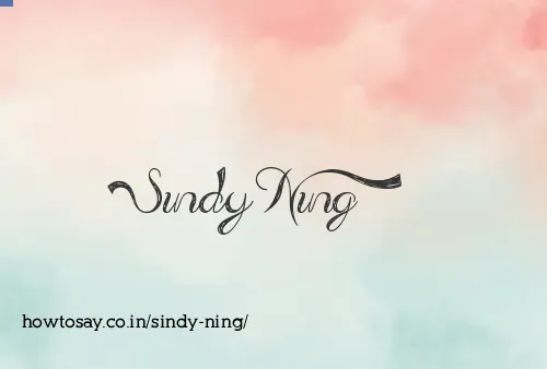 Sindy Ning
