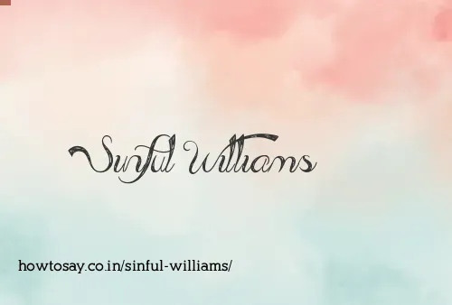 Sinful Williams