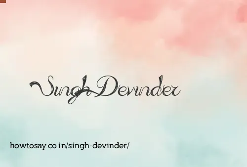 Singh Devinder
