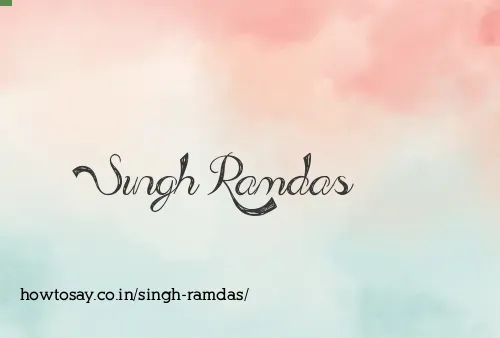 Singh Ramdas