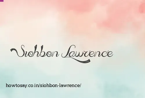 Siohbon Lawrence