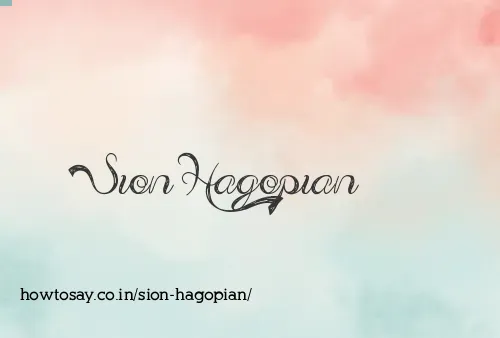Sion Hagopian