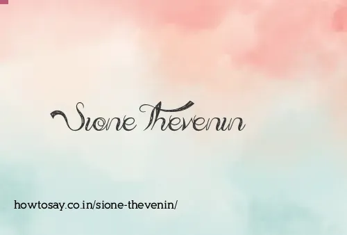 Sione Thevenin
