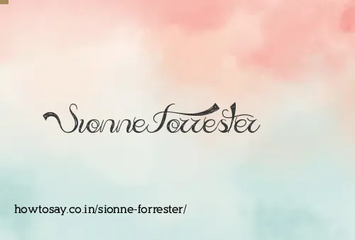 Sionne Forrester