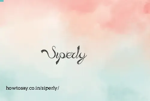 Siperly